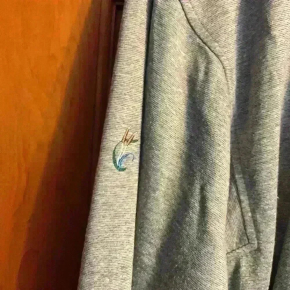 Footjoy grey mock turtleneck long sleeved shirt. - Picture 5 of 11